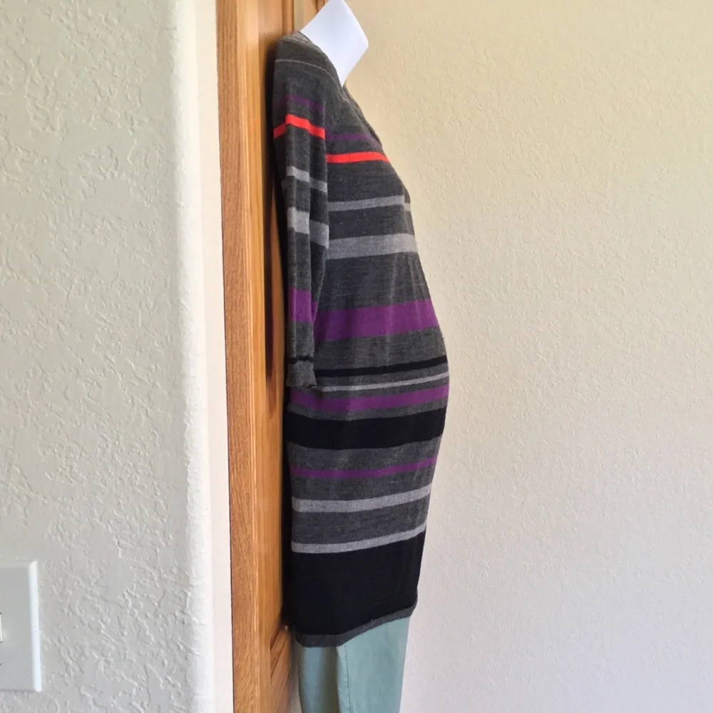 Maternity sweater tunic - Picture 3 of 7